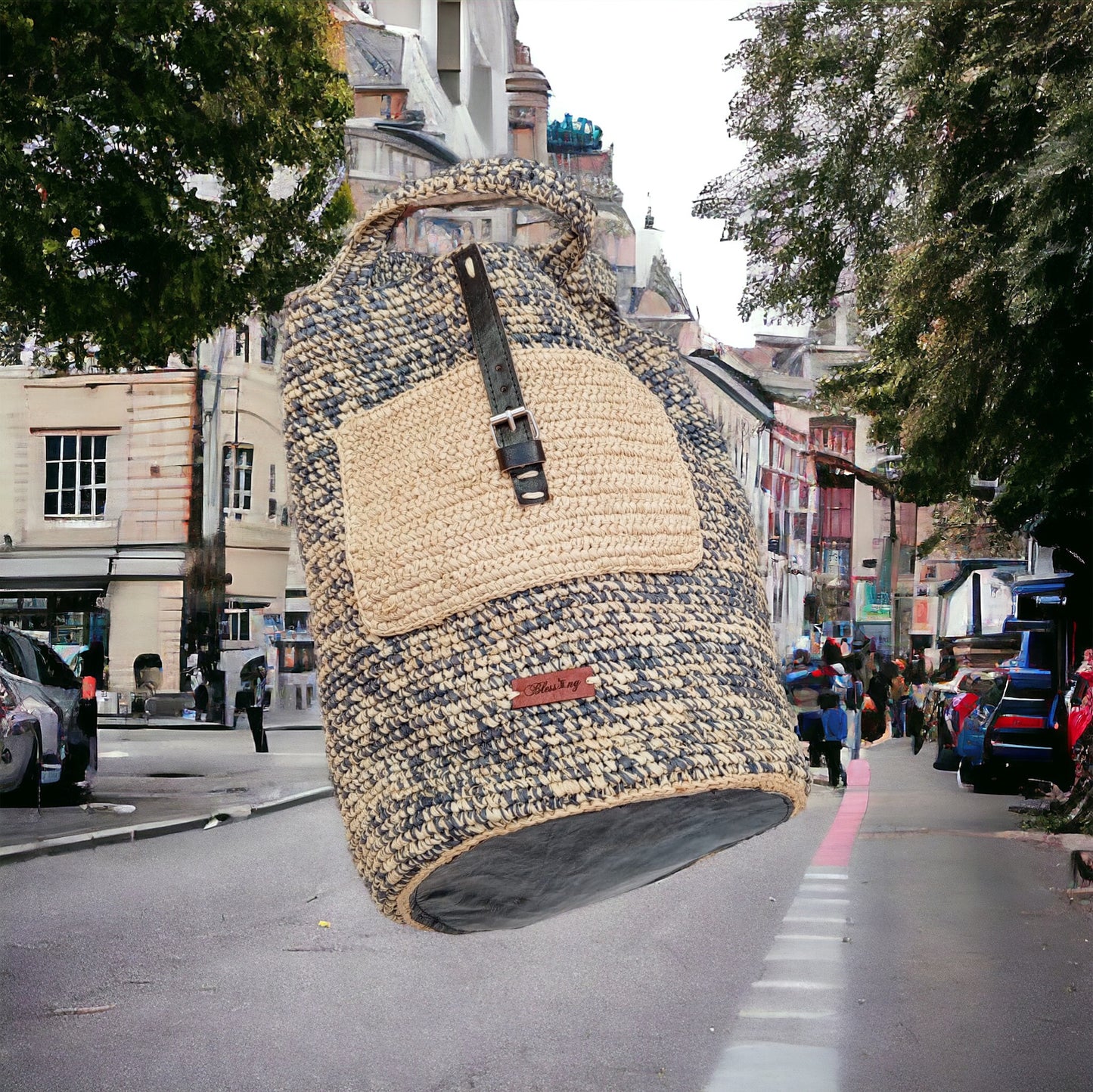 SAC EN RAPHIA GELINECK