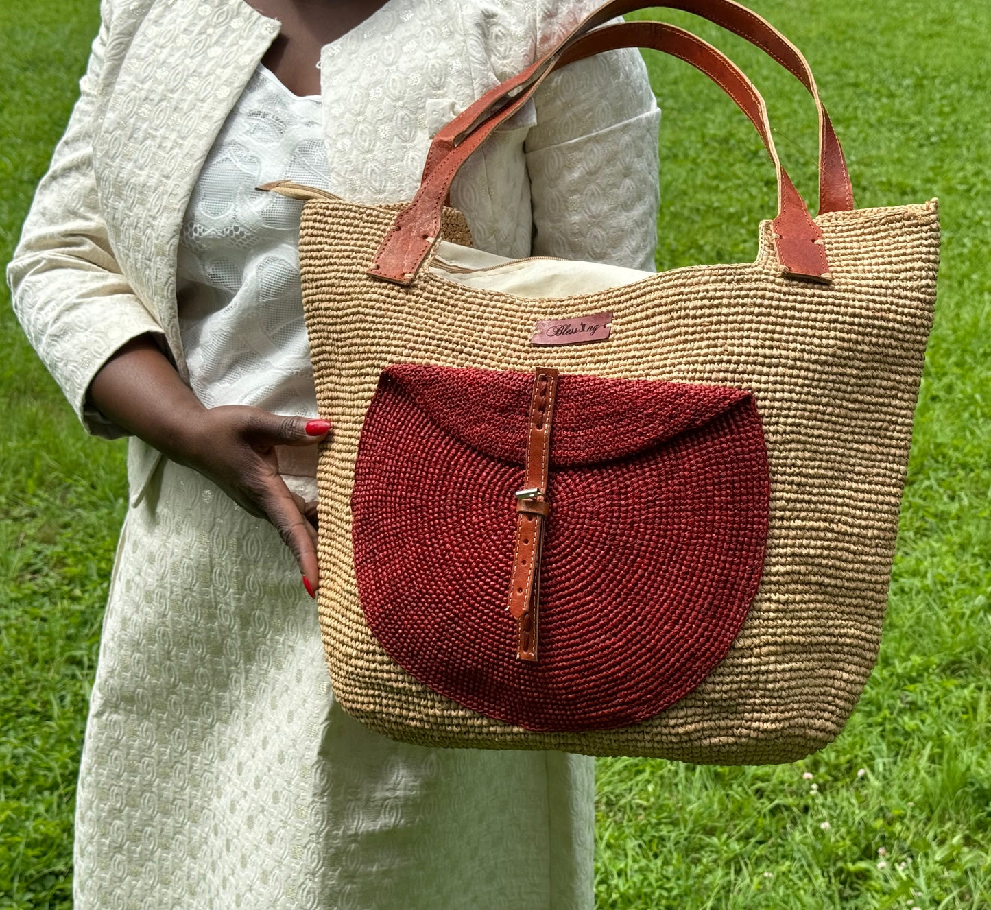 SAC EN RAPHIA BERTHE