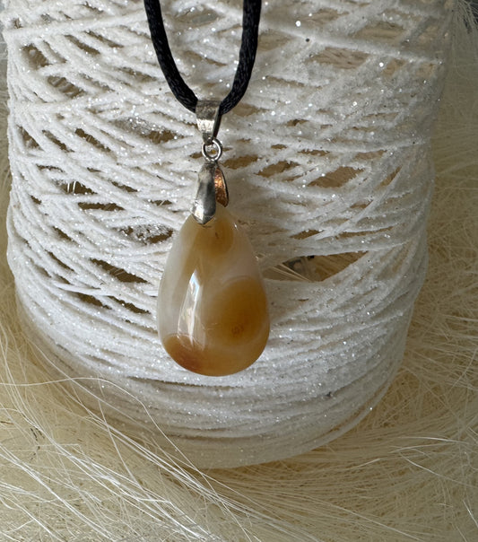 PENDENTIF PIERRE NATURELLE AGATE