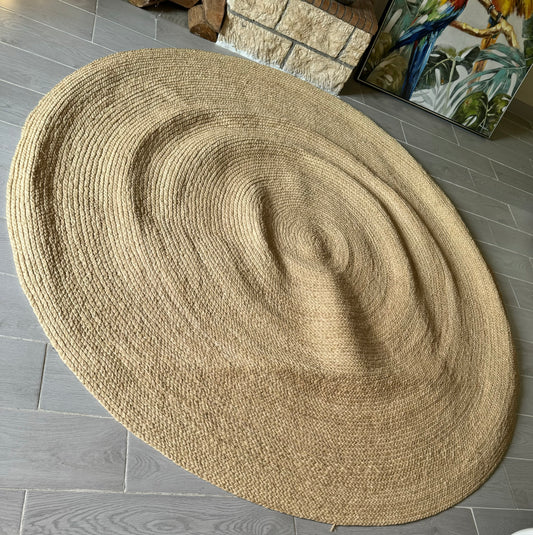 TAPIS EN RAPHIA  Naturel       PIECE UNIQUE